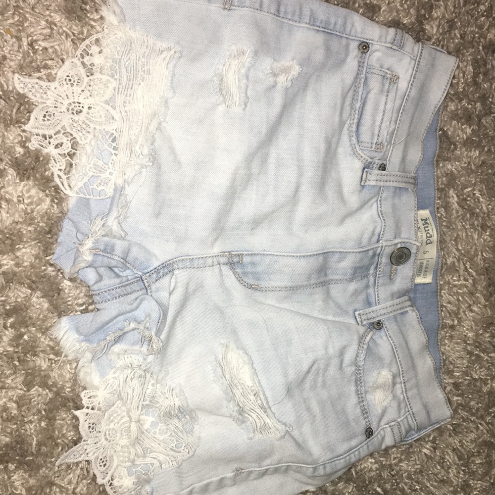 Blue shorts